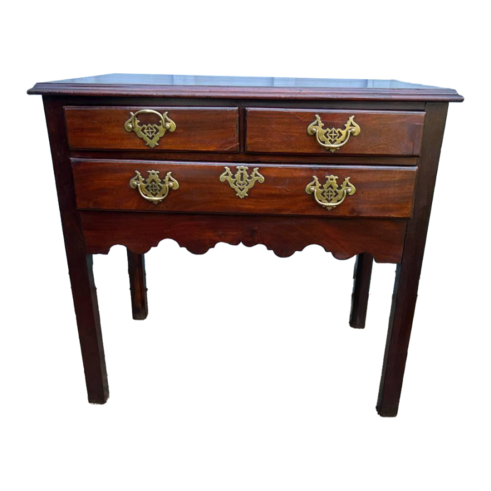 18th century georgia iii mahogany low dressing side table 2848