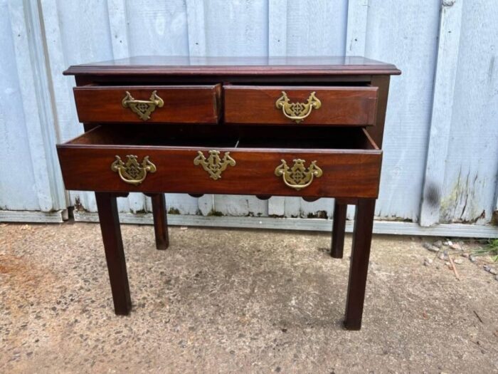 18th century georgia iii mahogany low dressing side table 4814