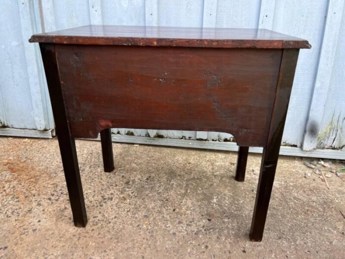 18th century georgia iii mahogany low dressing side table 8687