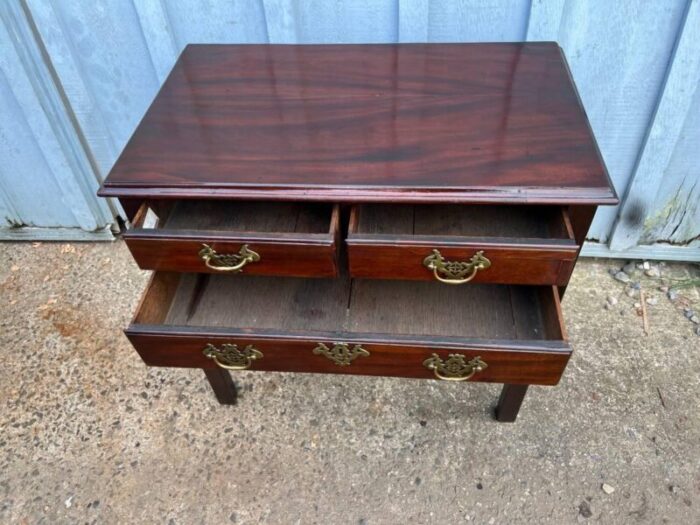 18th century georgia iii mahogany low dressing side table 9720