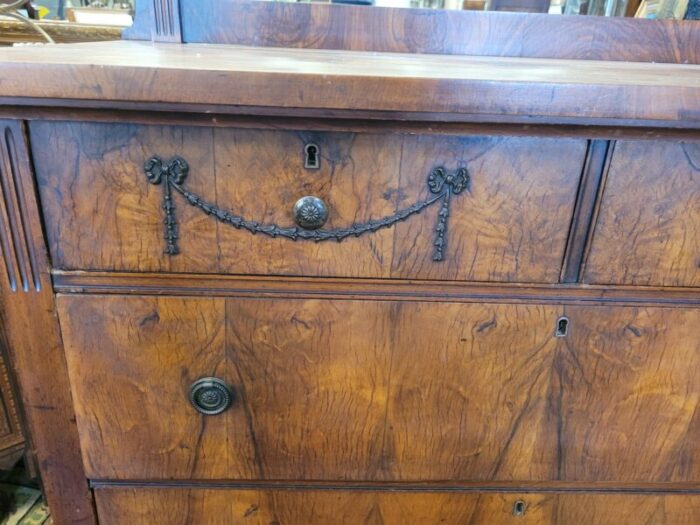 1920s french art deco rosewood dresser with mirror 9808