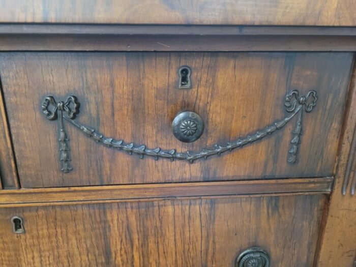 1920s rosewood french tall dresser 3766