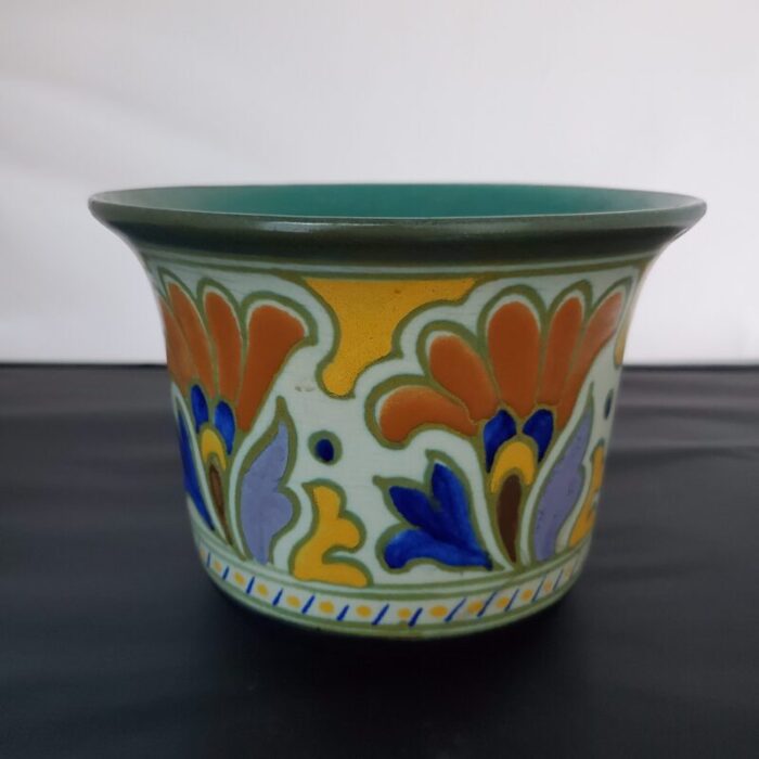 1950s gouda pottery cachepot 3506