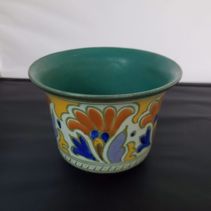 1950s gouda pottery cachepot 8334