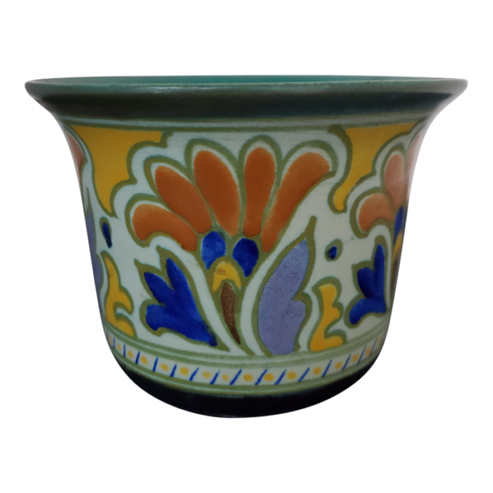 1950s gouda pottery cachepot 8882