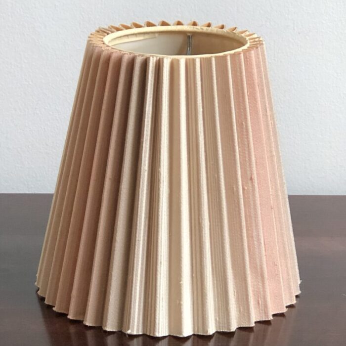 1960s blended stripe knife pleated lamp shade 5668