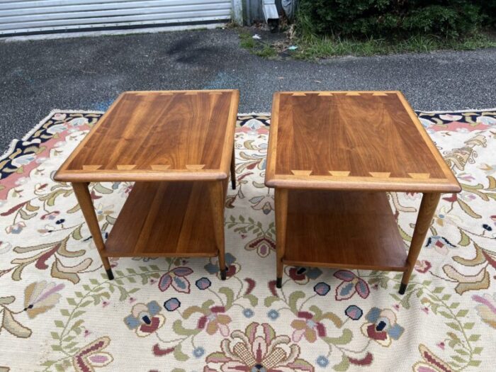 1960s lane acclaim end tables a set of 2 0453