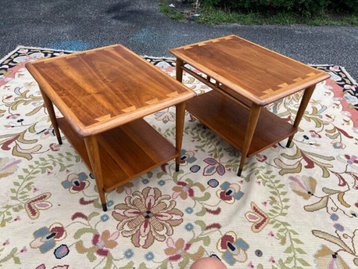 1960s lane acclaim end tables a set of 2 1370