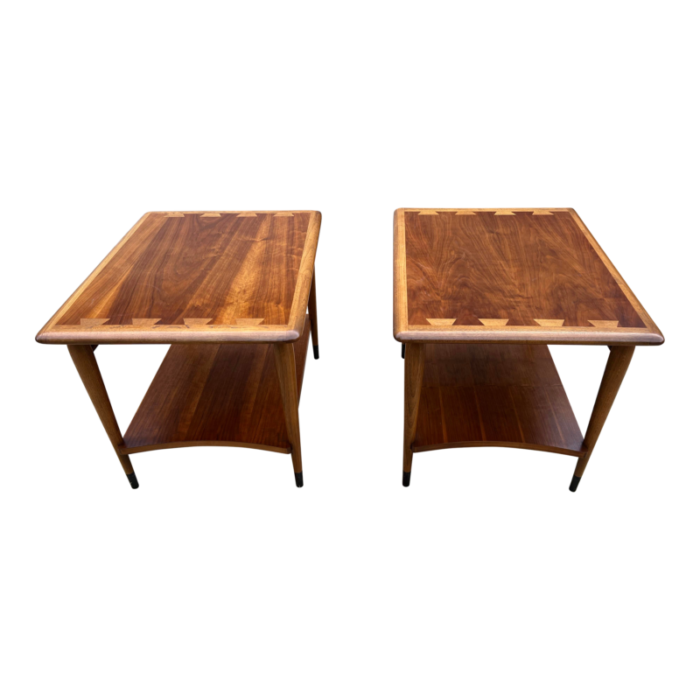 1960s lane acclaim end tables a set of 2 4105