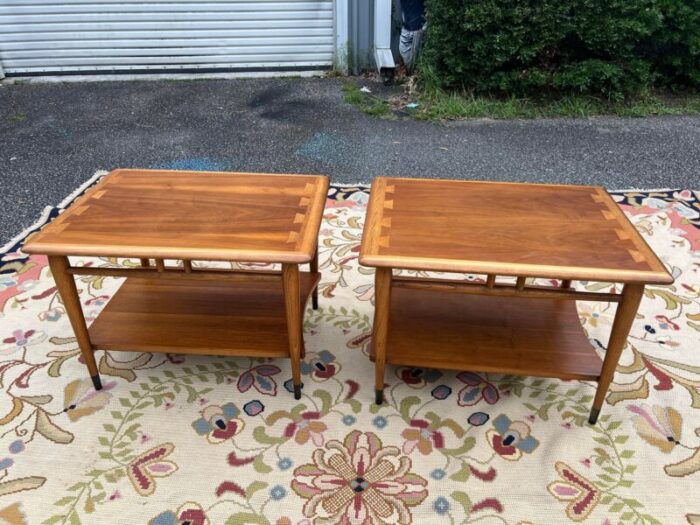 1960s lane acclaim end tables a set of 2 9363