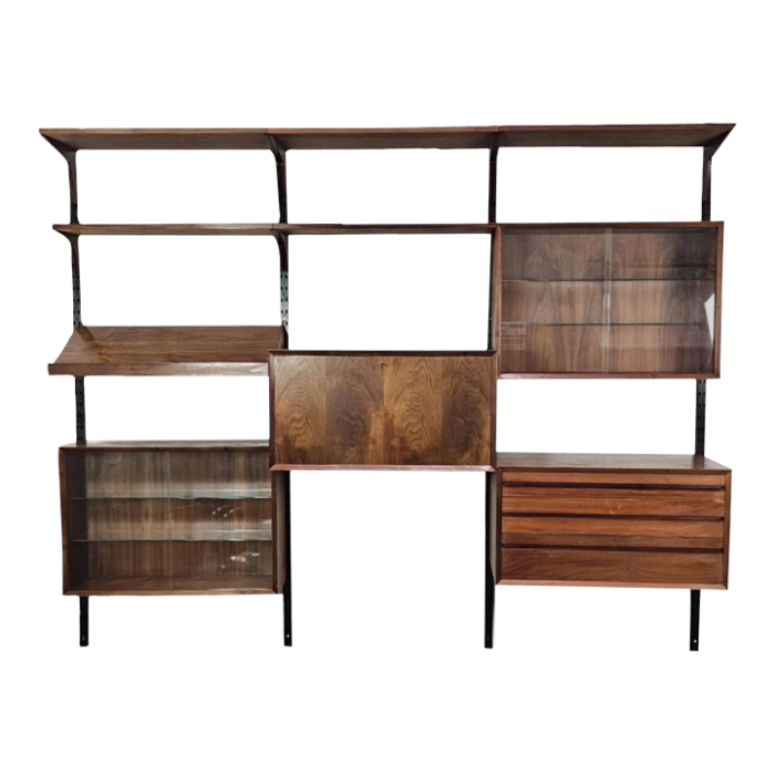 1960s mid century danish modular wall unit 8137