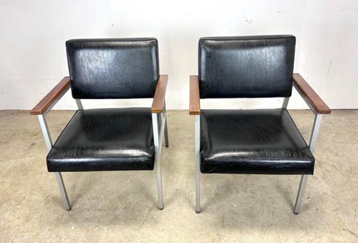 1960s mid century modern madmen style office lounge chairs by sturgis 2790