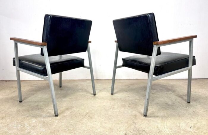 1960s mid century modern madmen style office lounge chairs by sturgis 8389