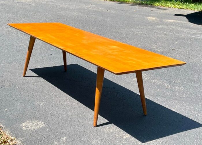 1960s paul mccobb mcm planner group maple coffee table 7469