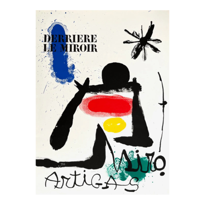 1963 joan miro original lithograph dm01c139 derriere le miroir 3291