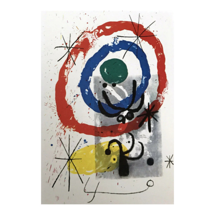 1965 joan miro original lithograph dm05151 derriere le miroir 0261