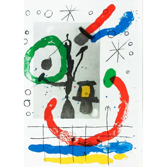 1965 joan miro original lithograph dm07151 derriere le miroir 7692