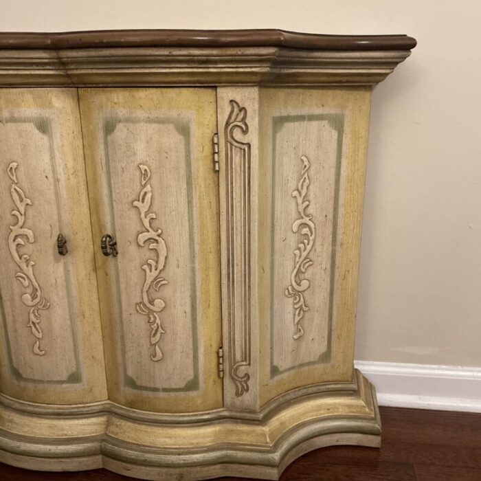 1970s italian style painted console by drexel 0019