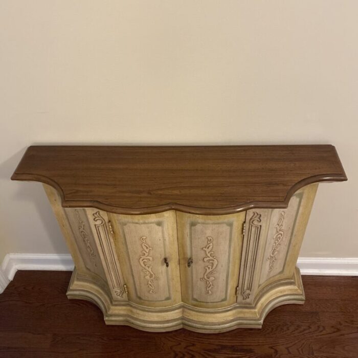 1970s italian style painted console by drexel 2617