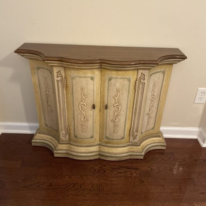 1970s italian style painted console by drexel 6914