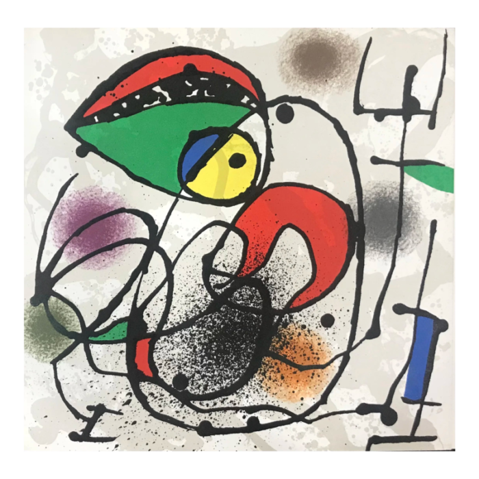 1973 joan miro original lithograph scultures de miro 2 6246