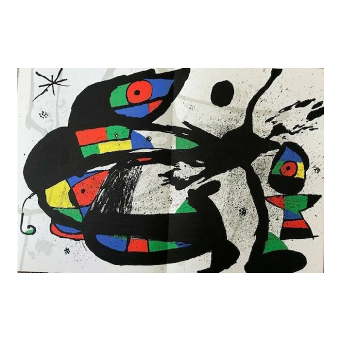 1978 joan miro original lithograph dm02231d derriere le miroir 6775