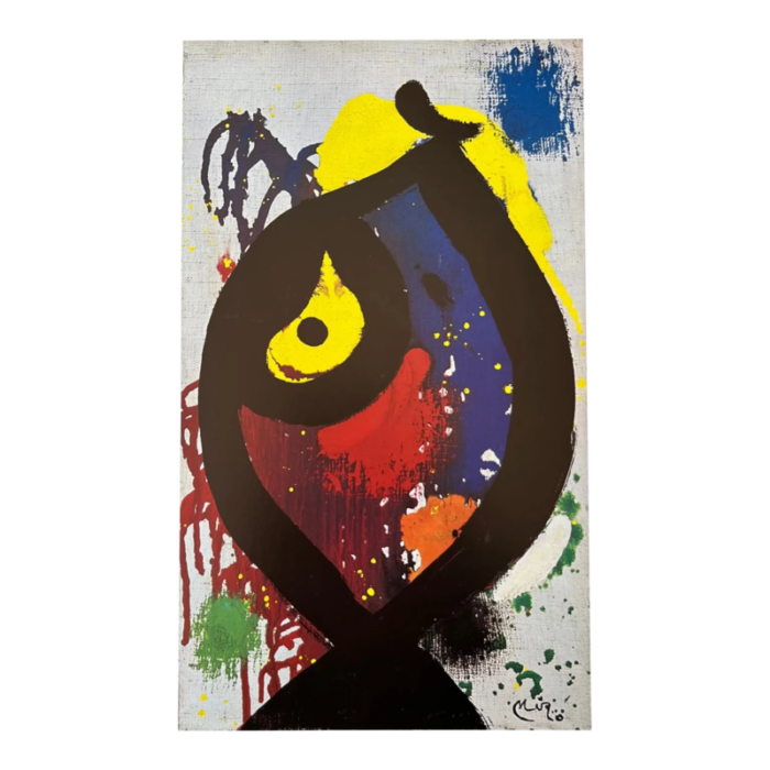 1978 joan miro tete derriere le miroir dm04231 9298