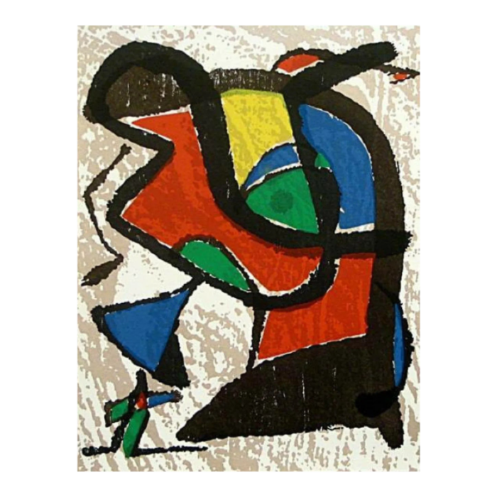 1989 joan miro original woodcut engraver v1 2 1249