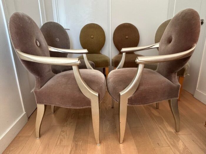 1990s donghia casper dining chairs set of 6 0382