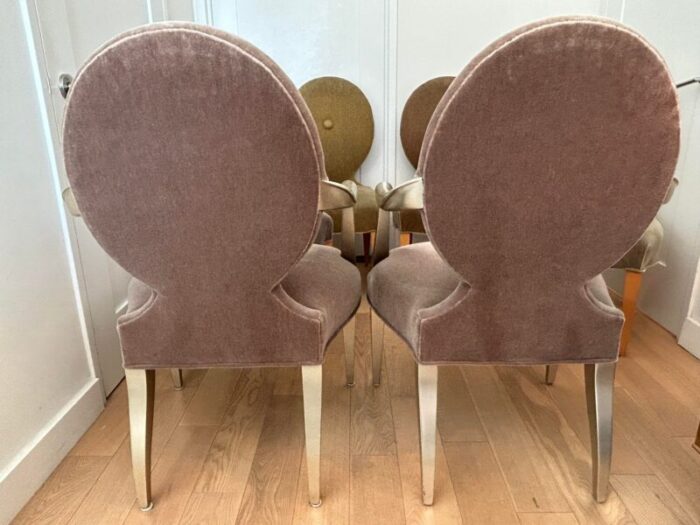 1990s donghia casper dining chairs set of 6 8529