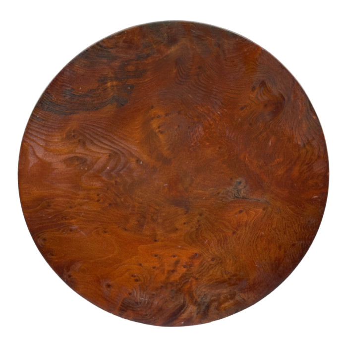 1994 bruce mitchell redwood burl wood plate 6704