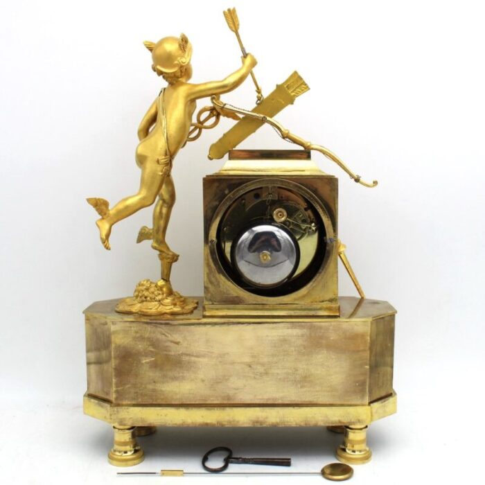 19th century em gilt bronze pendulum clock 6