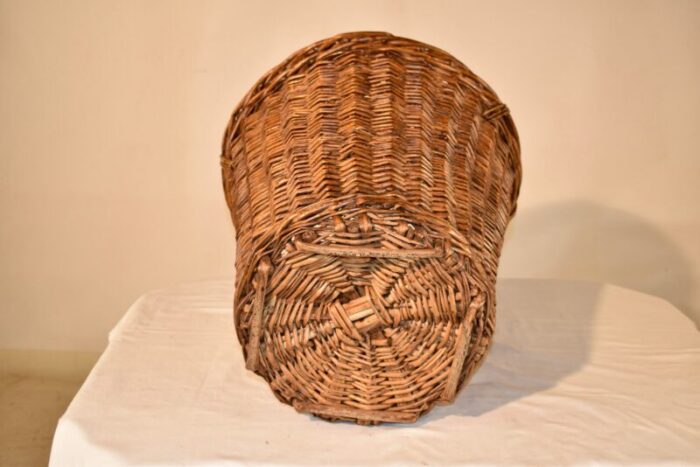 19th century french handled basket 5664