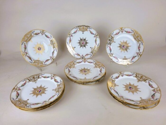 19th century porcelain plates from mace sevres set of 12 1