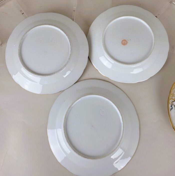 19th century porcelain plates from mace sevres set of 12 7