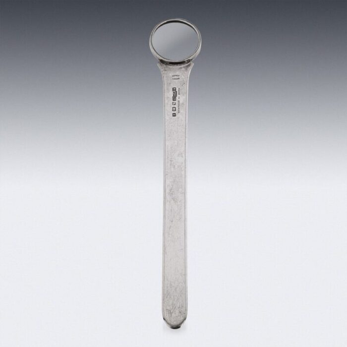 20th century british silver magnifying glass ruler from asprey 1929 2