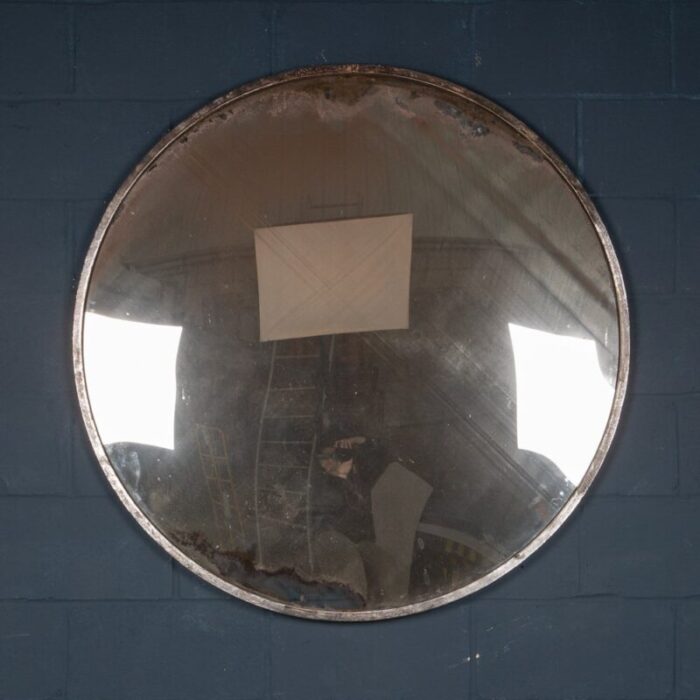 20th century large convex railway mirror czechoslovakia 1950s 2