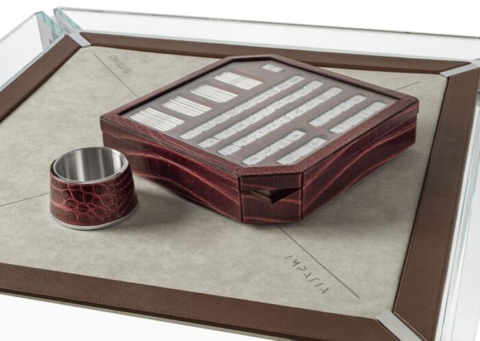 2Precious Leather Collection Mahjong Set By IMPATIA master