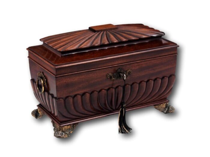 Cuban Mahogany Tea Chest Robert Wright 500417 12 master