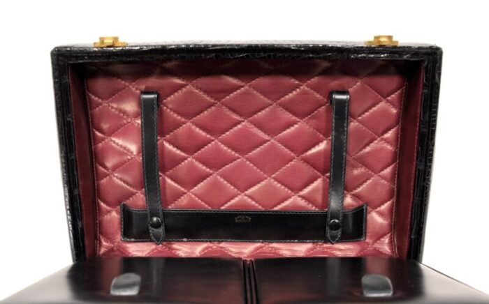 Revlon Black Crocodile Train Beauty Case 6 master