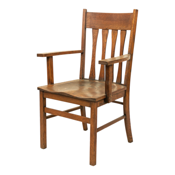 american mission slat back wooden armchair 1523