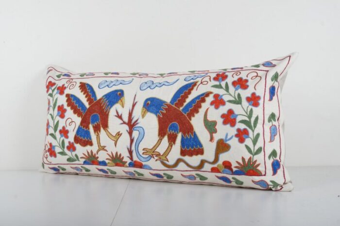 animal suzani pillow cover 2010s 2