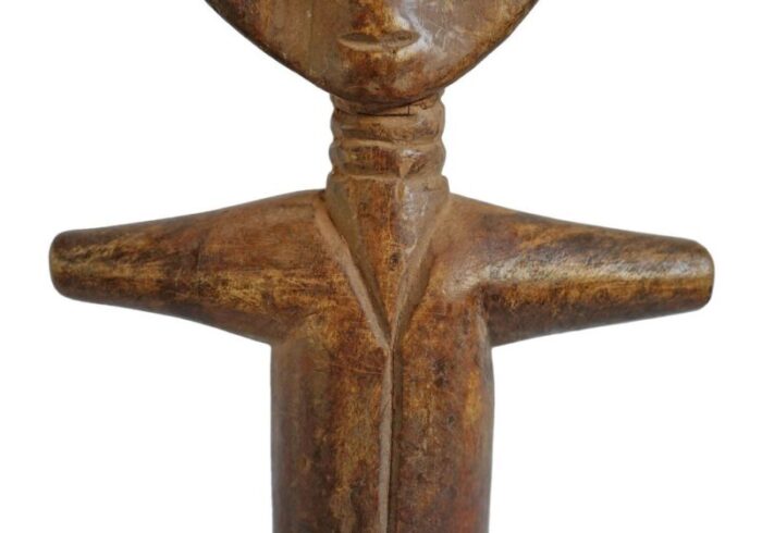 antique ashanti ghana fertility doll 7