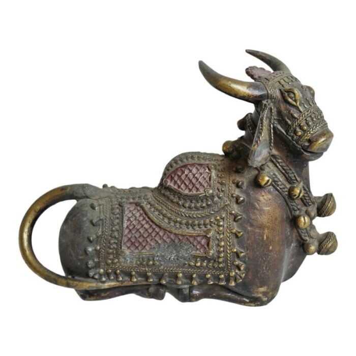 antique brass nandi bull 1