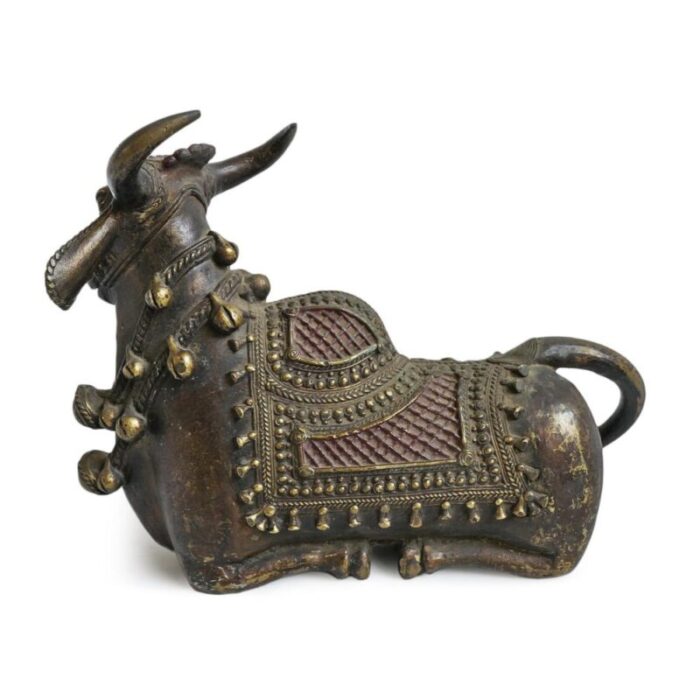 antique brass nandi bull 4