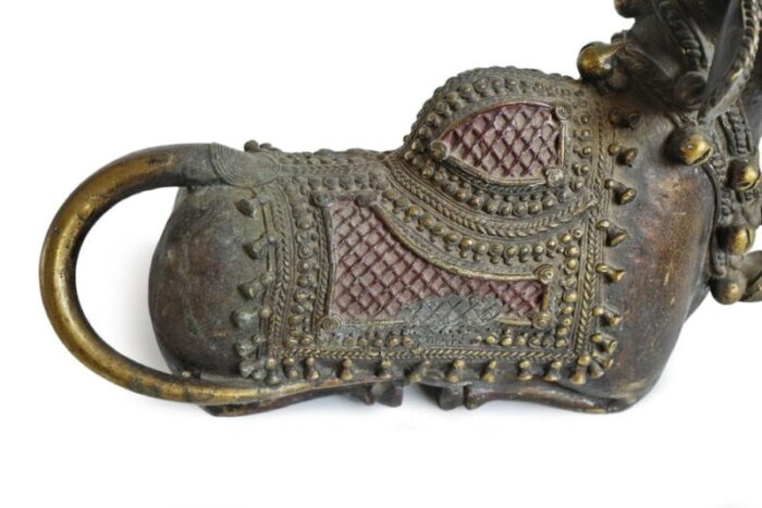 antique brass nandi bull 6