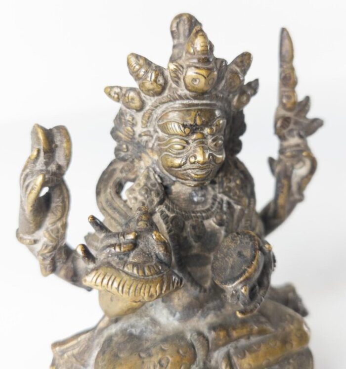 antique chinese tibetan bronze buddha 7