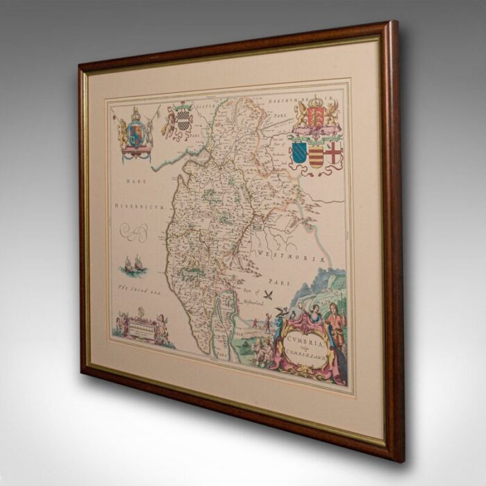 antique english lithography map 3