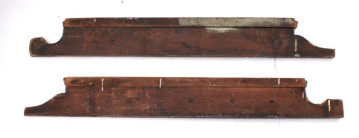 antique federal carved salvage wood pediments s2 1372