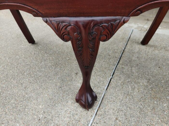 antique georgian mahogany settee 9206